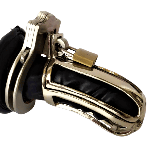 Gabbia Di Castita Uomo - Metallo - Manette