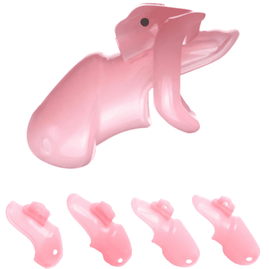 Gabbia Di Castita Resina V3 Rosa