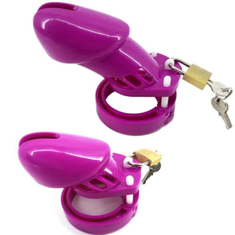 Gabbia Di Castita Plastica Gb 6000 Viola