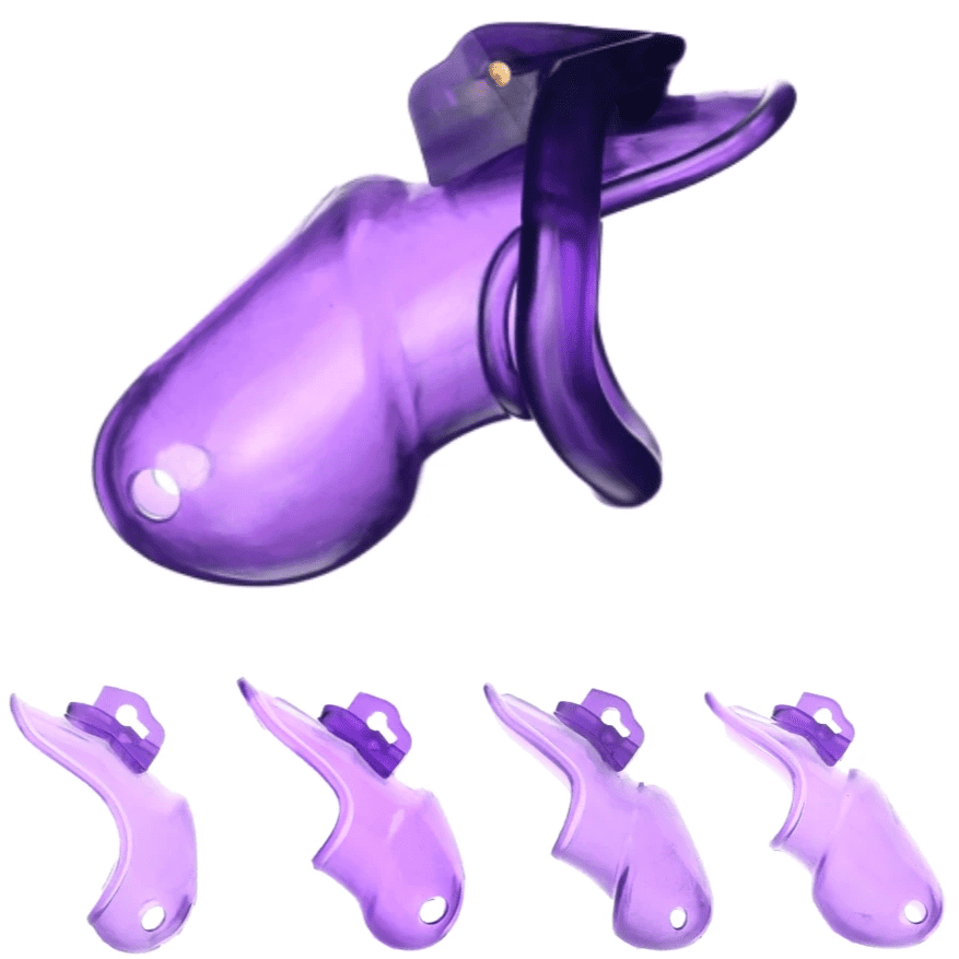 Gabbia Di Castita Resina V3 Viola