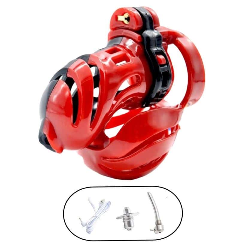 Gabbia Di Castita Resina Gbx Rossa