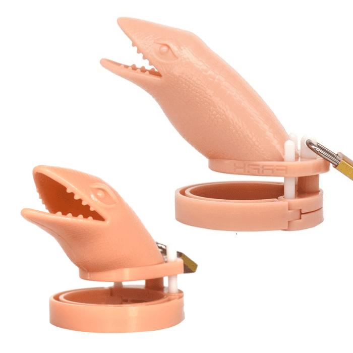 Gabbia Di Castita Plastica Alligatore Beige