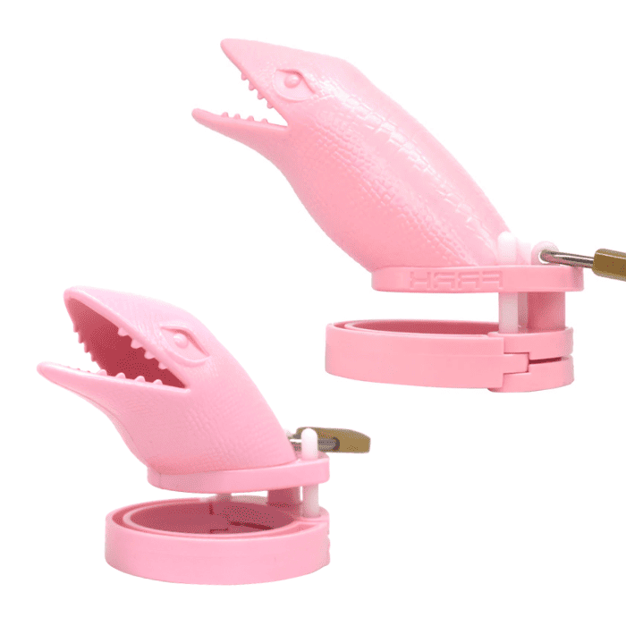 Gabbia Di Castita Plastica Alligatore Rosa