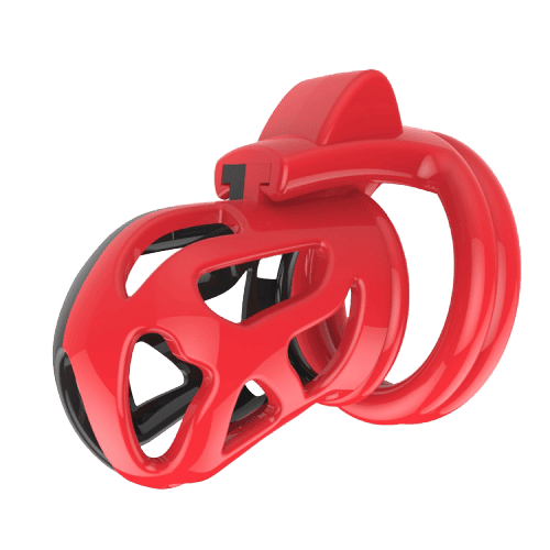Gabbia Di Castita Plastica Tuono Rosso