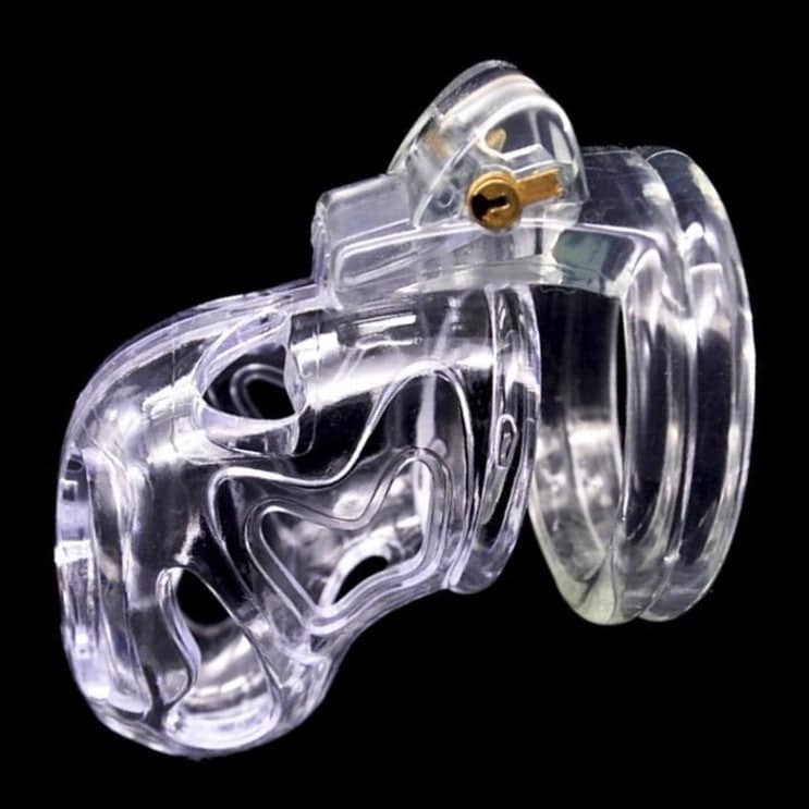 Gabbia Di Castita Plastica Fuoco Chiaro