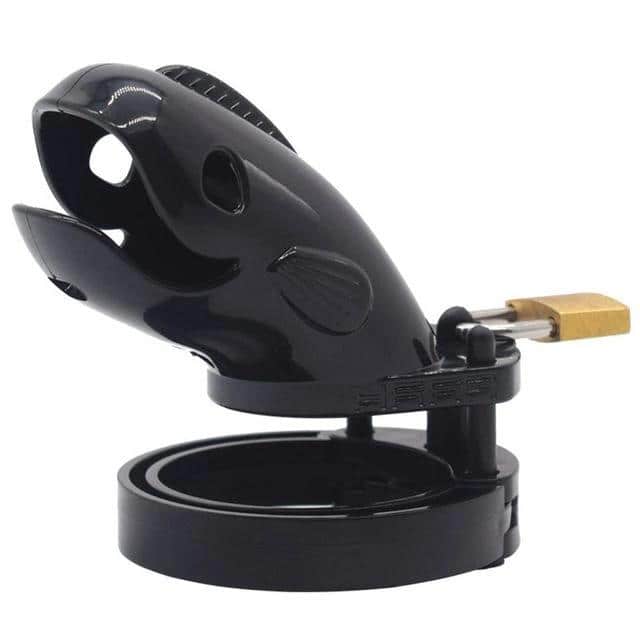 Gabbia Di Castita Plastica Il Pesce Nero
