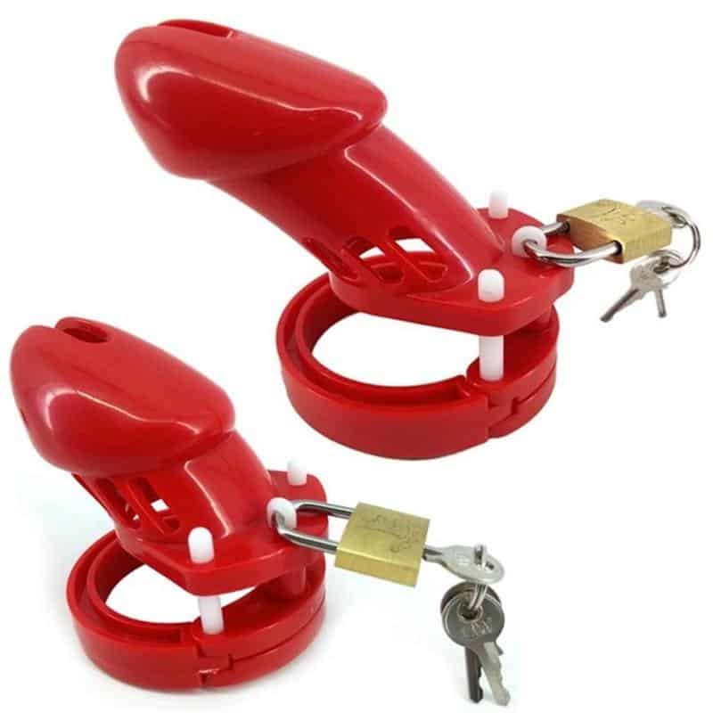 Gabbia Di Castita Plastica Gb 6000 Rosso