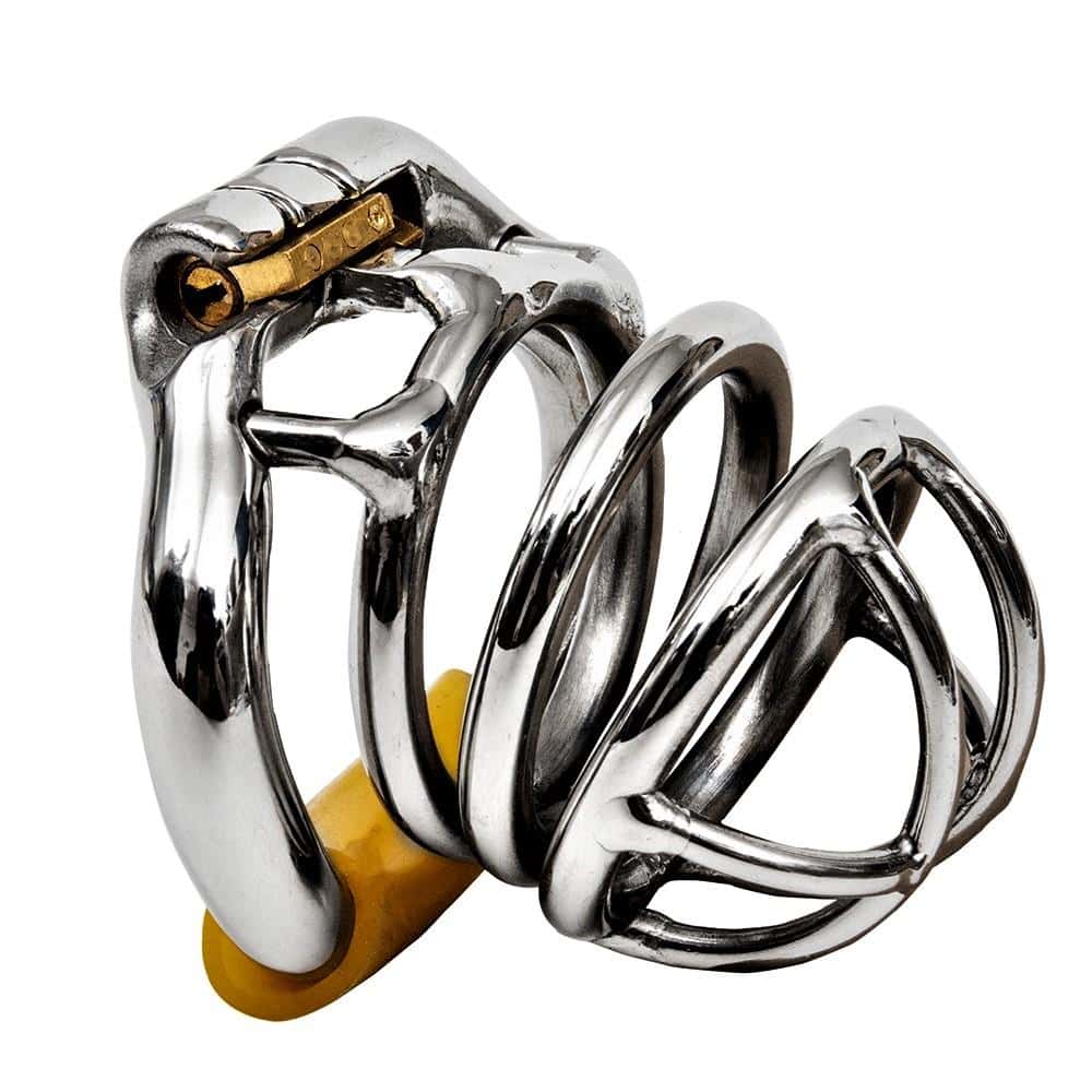 Gabbia Di Castita Uomo - Acciaio - L'Anello M